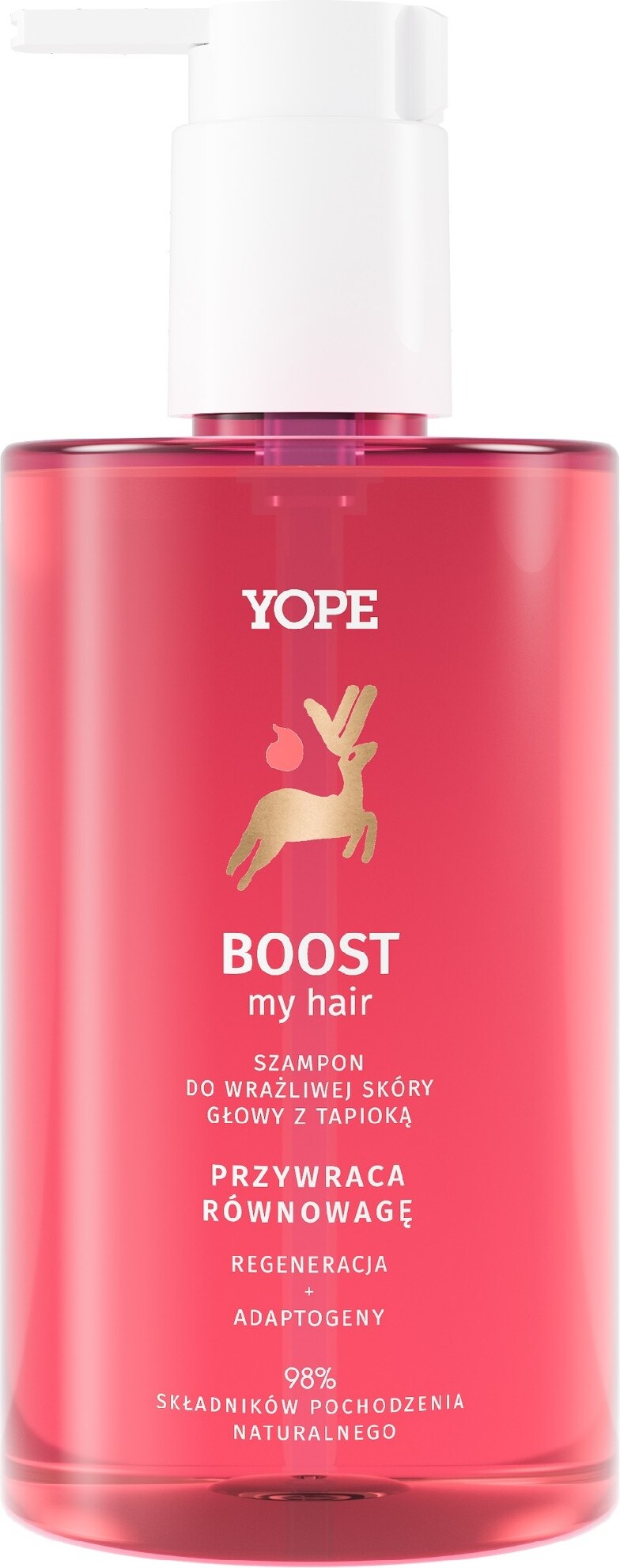 YOPE Boost My Hair Shampoo für empfindliche Kopfhaut mit Tapioka 300ml