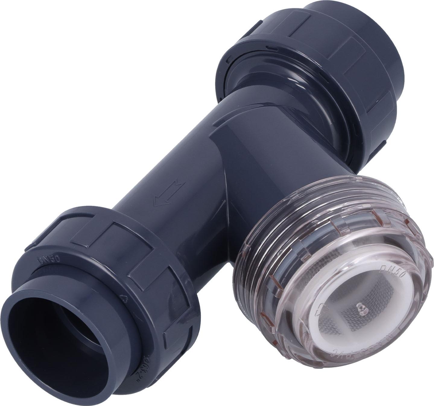 TWO TREES Tropfbewässerungsfilter aus PVC, Y-Filter für Wasserregulierungsrohre, geeignet für Garten, Gewächshaus und Landwirtschaft