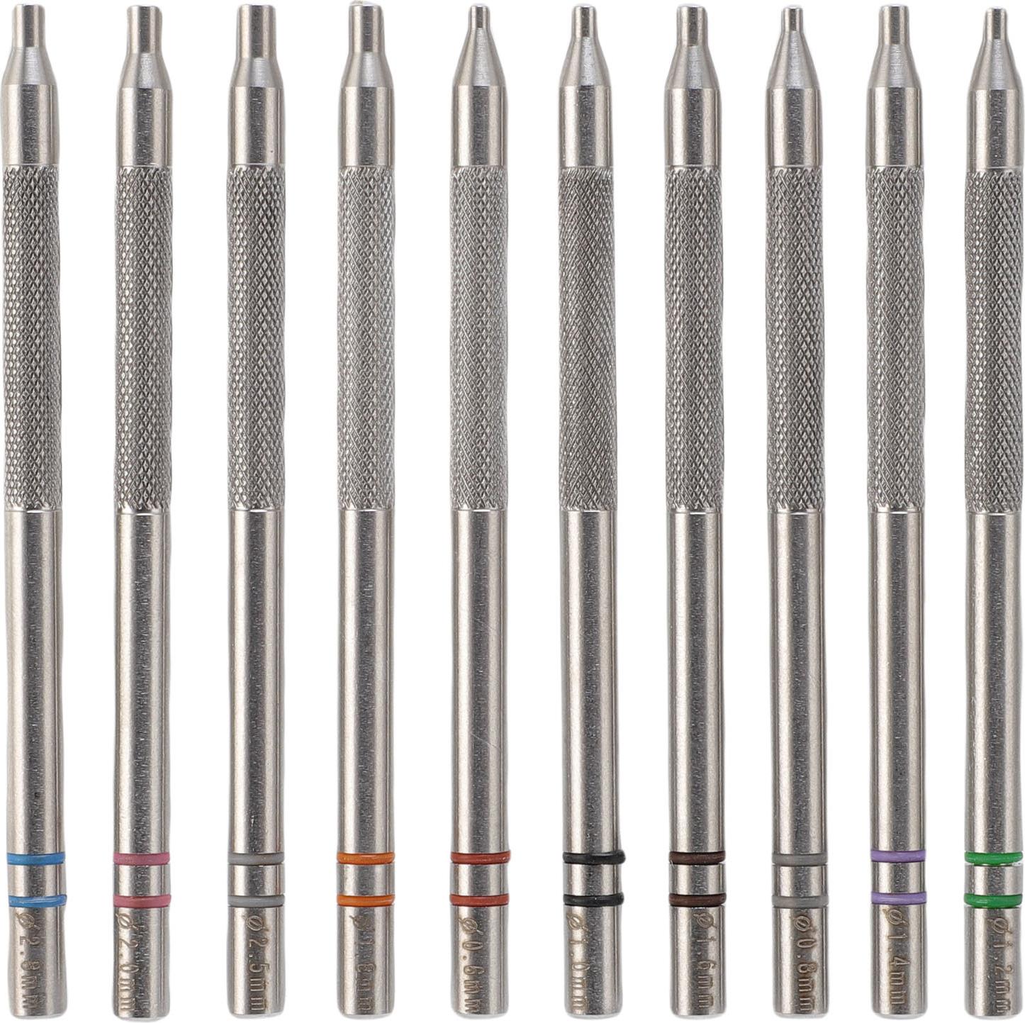 Gistuch 10pcs Watch Handpresser Edelstahlgenauigkeit Einstellung Einstellung Einstellung