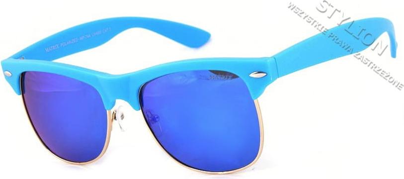 MATRIX Halbrahmen-Sonnenbrille MP744A Polarisiert Blau