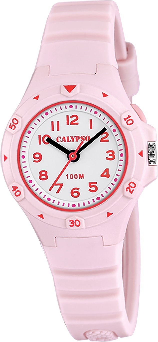 Detské hodinky Calypso pre mládež gumené ružové Náramkové hodinky Calypso Junior D2UK5846/1