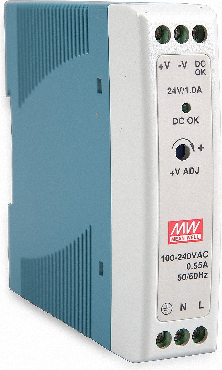 Mean Well Hutschienen-Netzteil (DIN-Rail) MDR-20-24 SNT DIN-Schiene 24V/DC/0-1A/ 24W