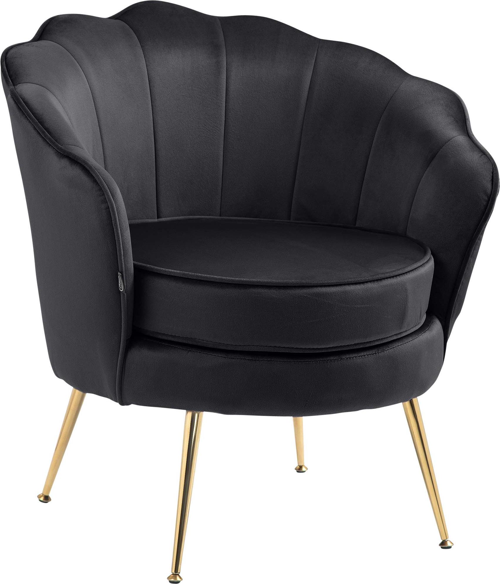 CLP Stuhl Rosita Samt schwarz 324209