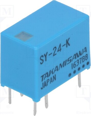 TNE 1x Relais: elektromagnetisch 0,5A/120VAC USpule : 24VDC 2A SY-24-K Elektromagnet _1GH_SY-24-K