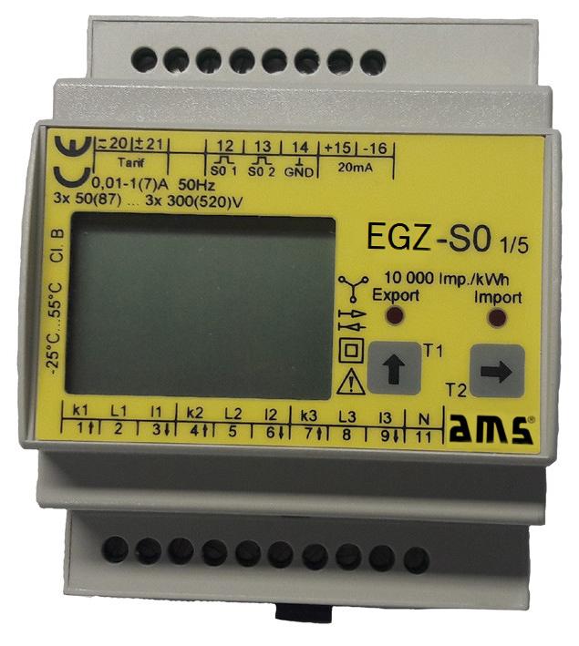 AMS Energiezähler EGZ-S01/5, für Stromwandler 14710001