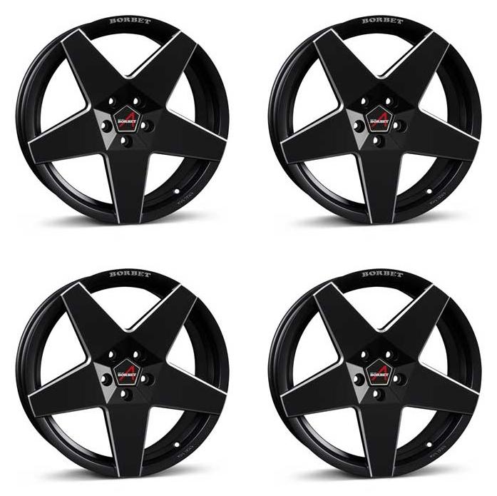 4 Borbet Felgen A 8.5x19 ET35 5x120 SWM für Mini Paceman Countryman 5x120 SWM für Mini Paceman Countryman Aluräder 4-A 85935120572,5BM