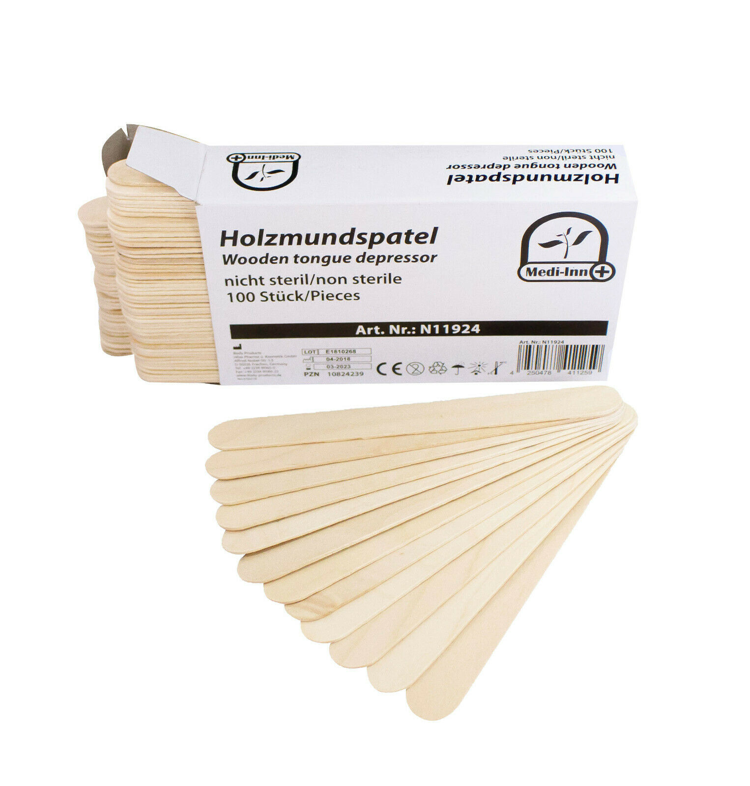 Guanti Monouso In Molton Medi-Inn 75 G/m² - 100 Pezzi (2x50) Per Cura Del Corpo E Igiene Intima