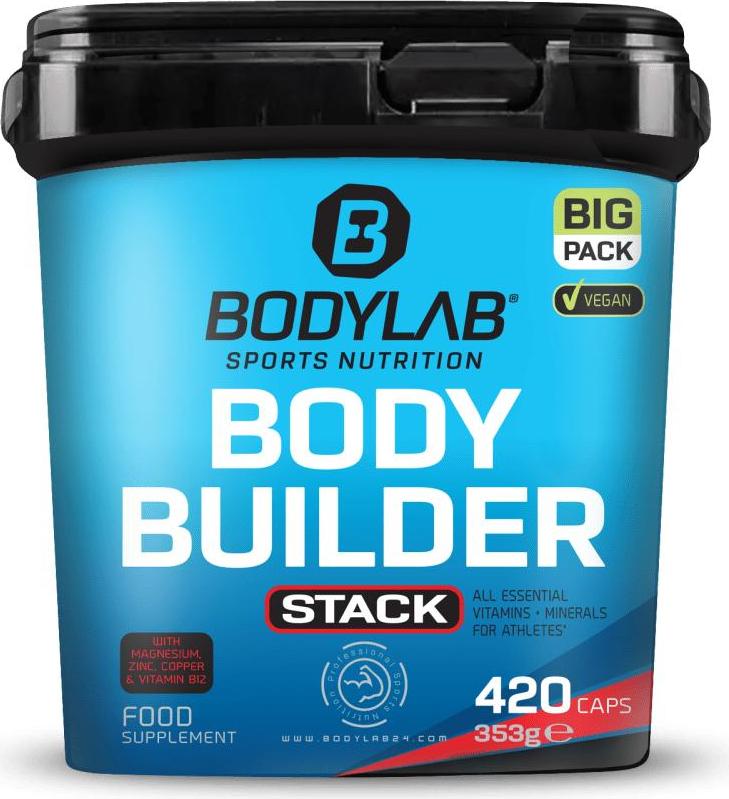 BODYLAB BIG PACK Bodybuilder Stack - 420 Kapseln - Vitamin- & Mineralstoff-Supplement