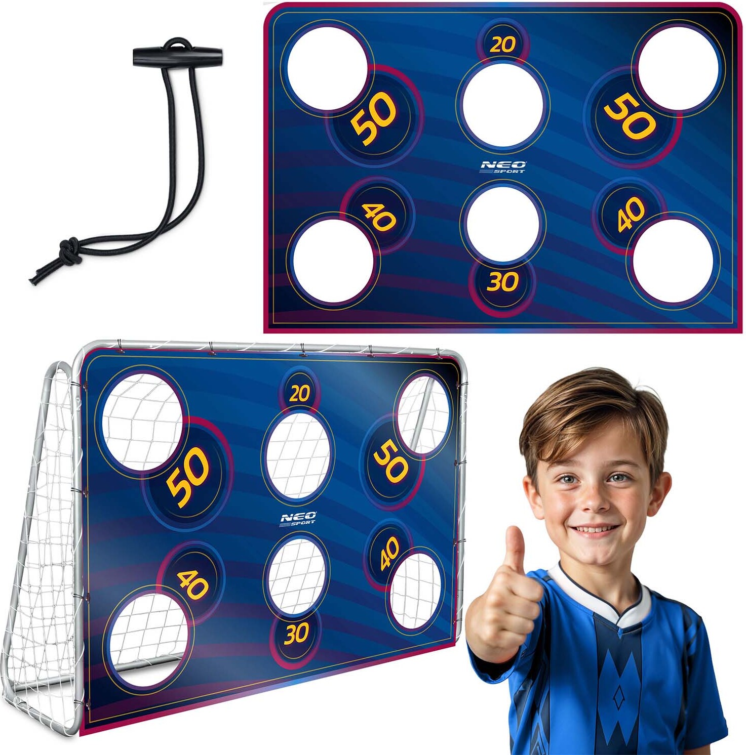 Neo-Sport Torgenauigkeitsmatte 180 x 120 cm BCJ1474