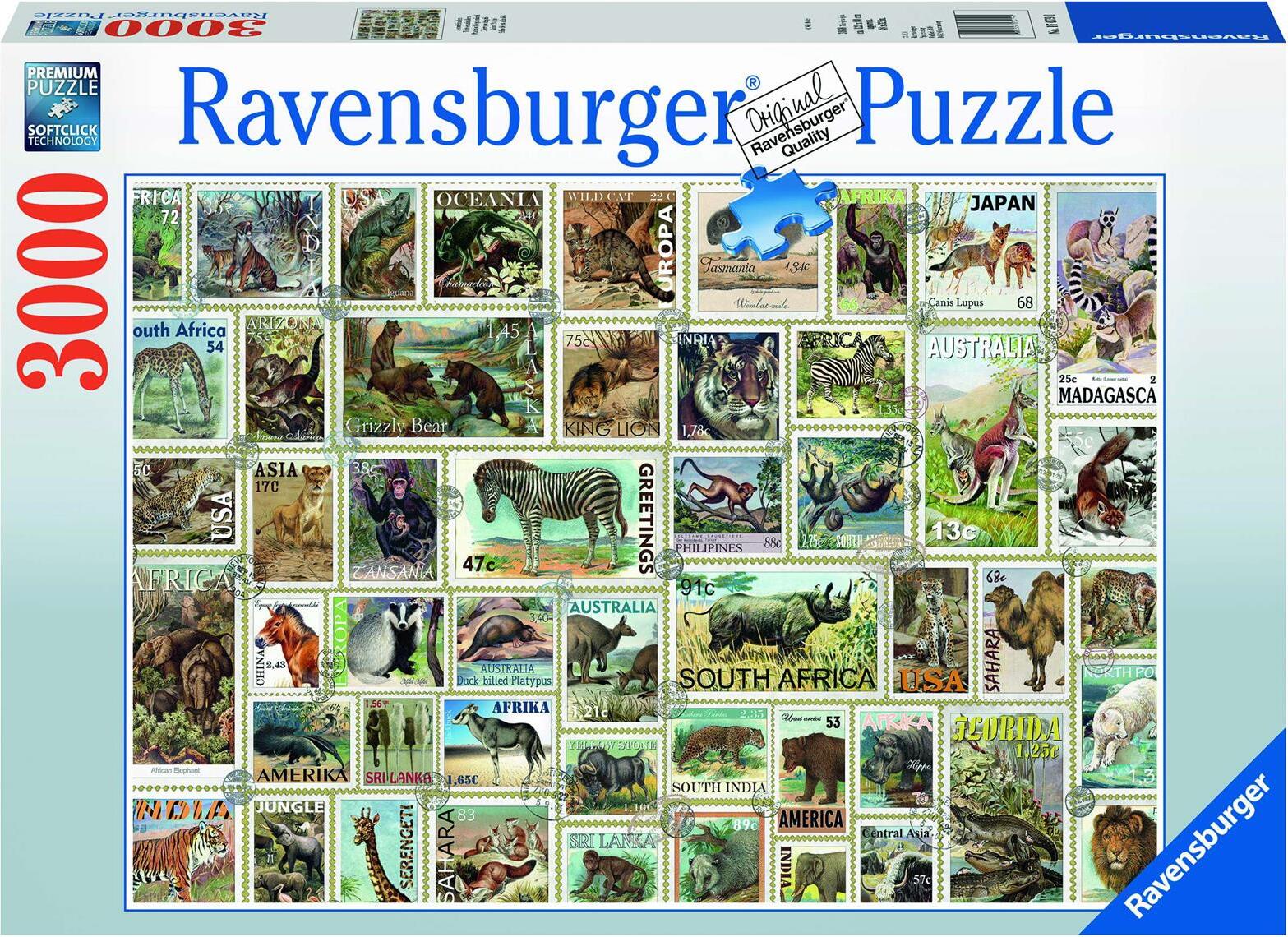Ravensburger Spielverlag Tierbriefmarken Ravensburger 17079