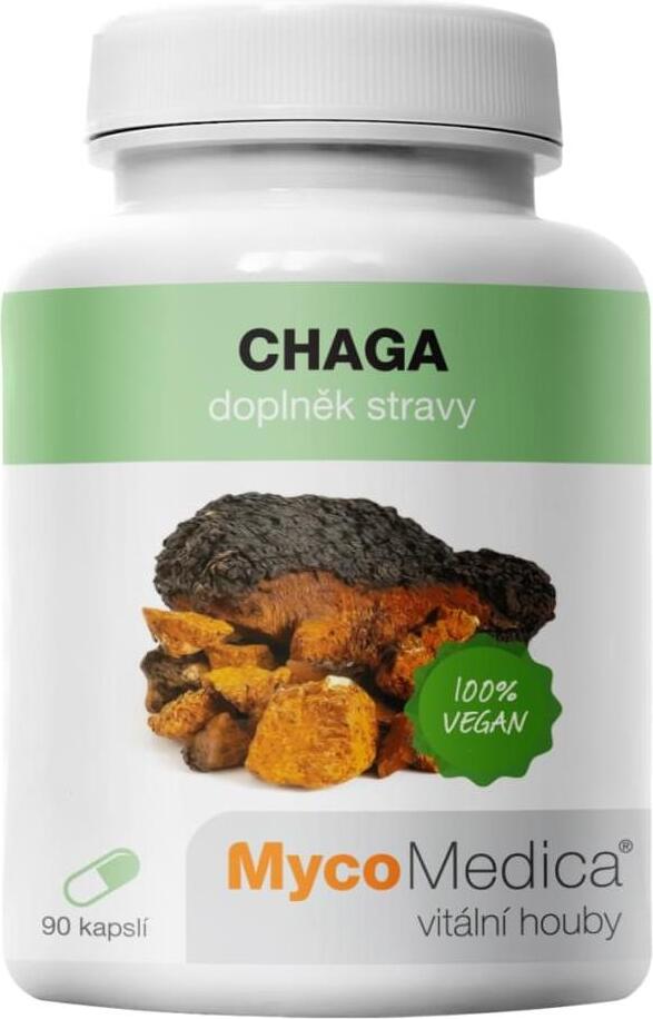 MycoMedica Chaga, 30% Polysaccharide, 4 % Triterpene, 100% reiner Extrakt – 500mg, 36