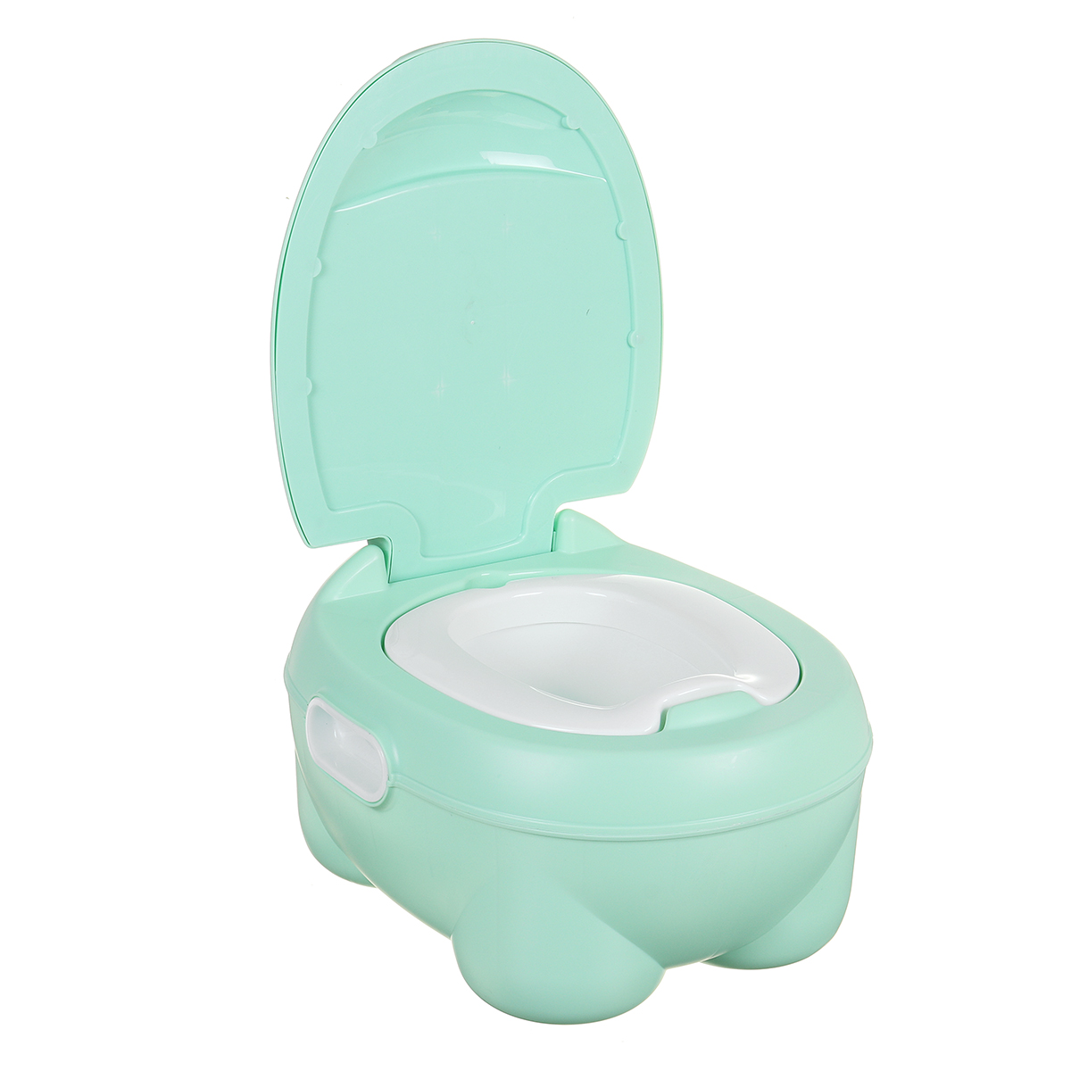 Kinder Baby Töpfchen Toilettentrainer Lerntöpfchen Pee Urinal Badezimmer Grün 