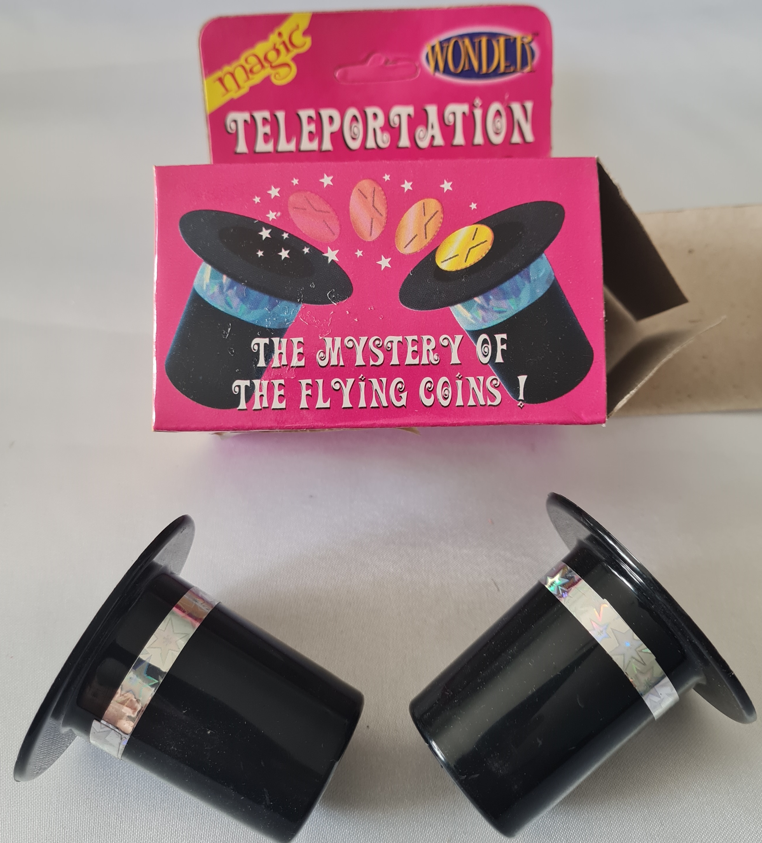 magic-man1001 Münzenübertragende Hüte - teleportation hats - Zaubertick 046