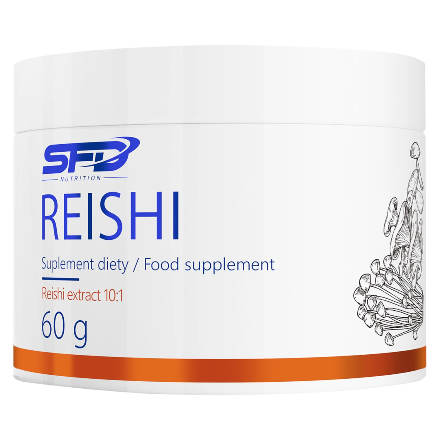 SFD S. A. SFD Reishi w proszku, 60 g