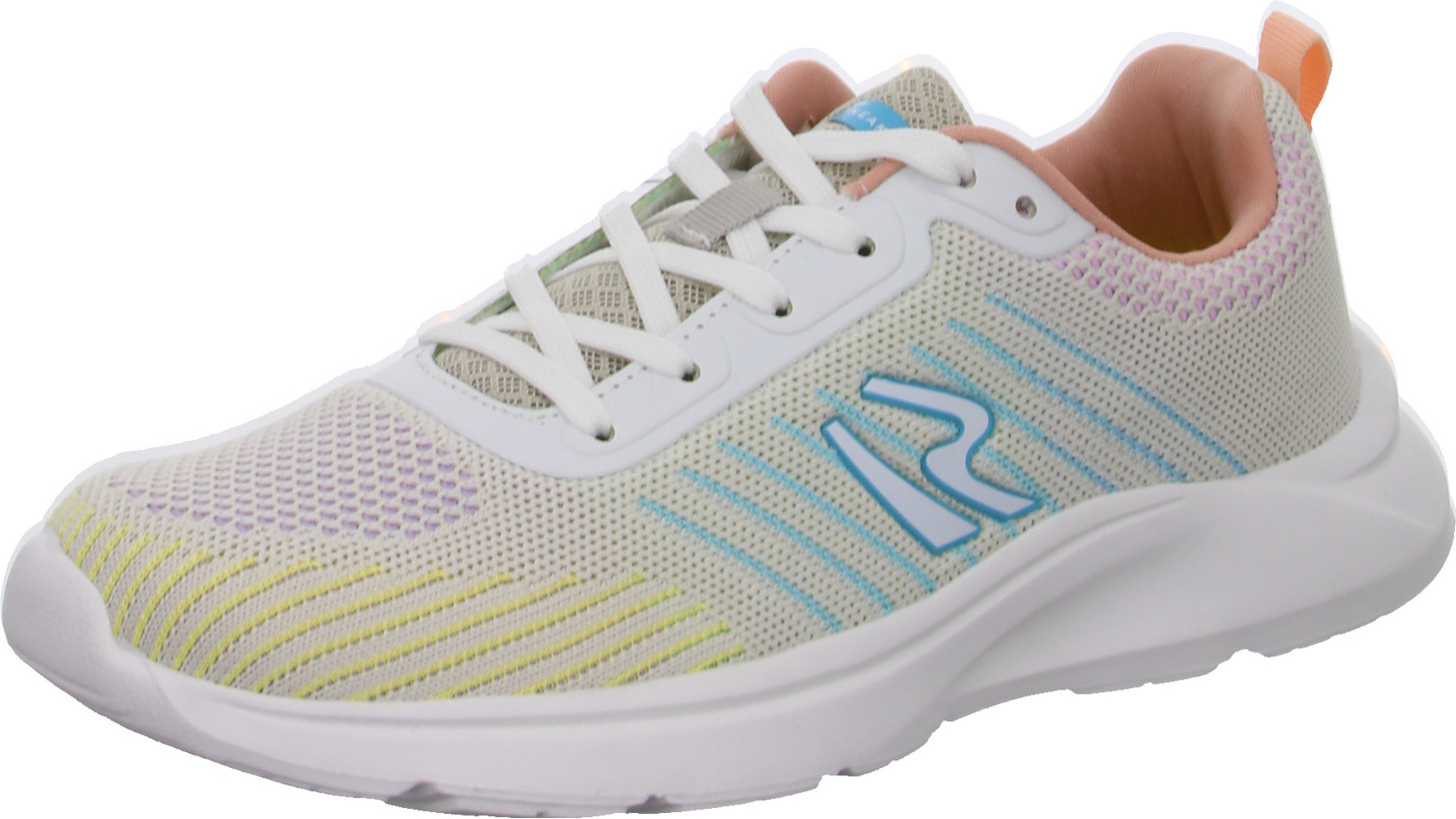 Sneakers Damen-Sneaker Beige-Bunt, Farbe:beige/schlamm, EU Größe:40 RC22-062-BEMU