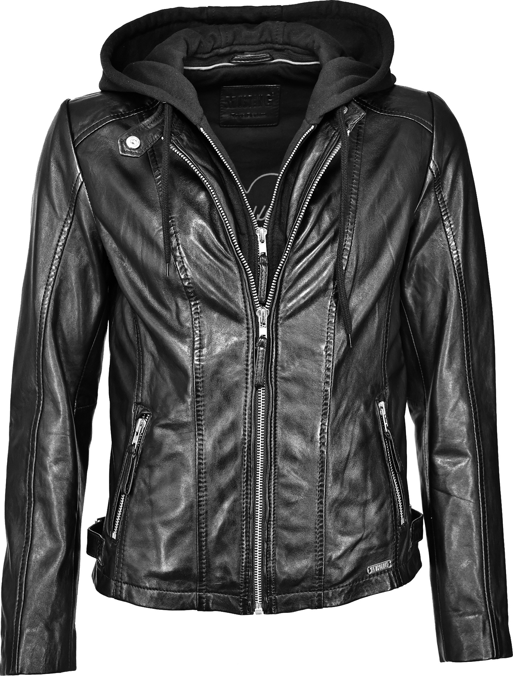 Mustang Lederjacke 31020256 Damen black M Lederjacken