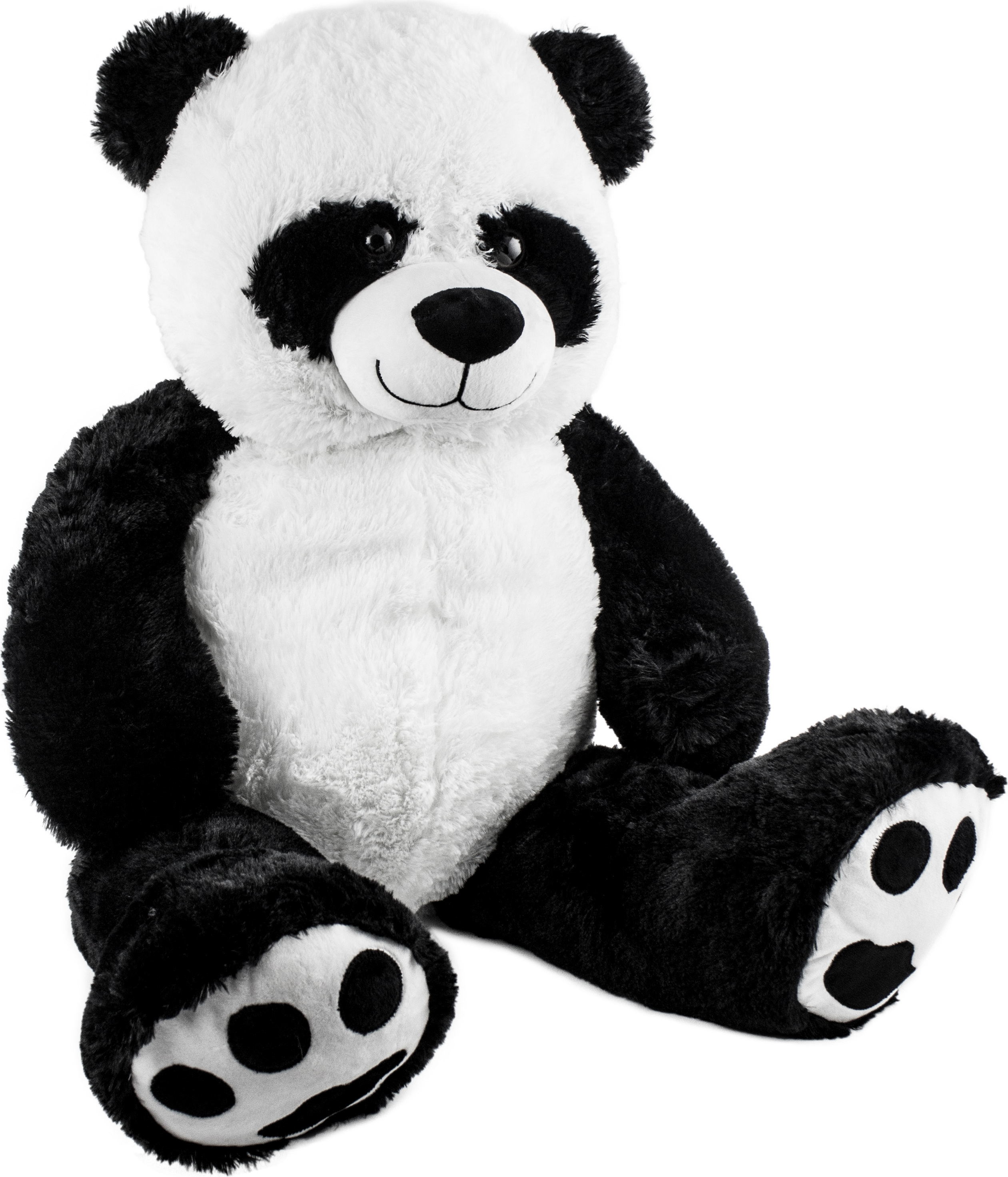 BRUBAKER XXL Panda 100 cm groß mit Lieblingsmensch Herz Stofftier Plüschtier Kuscheltier Teddybär Panda_1275_100cm_Lieblingmensch
