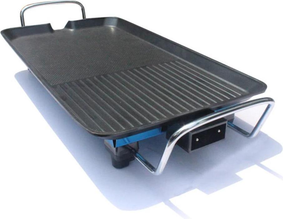 Bezdymový vnútorný gril - Elektrický gril - 1350 W - LED ukazovateľ teploty - Grilovacia plocha 40 x 23 cm - Robustný kryt z ABS