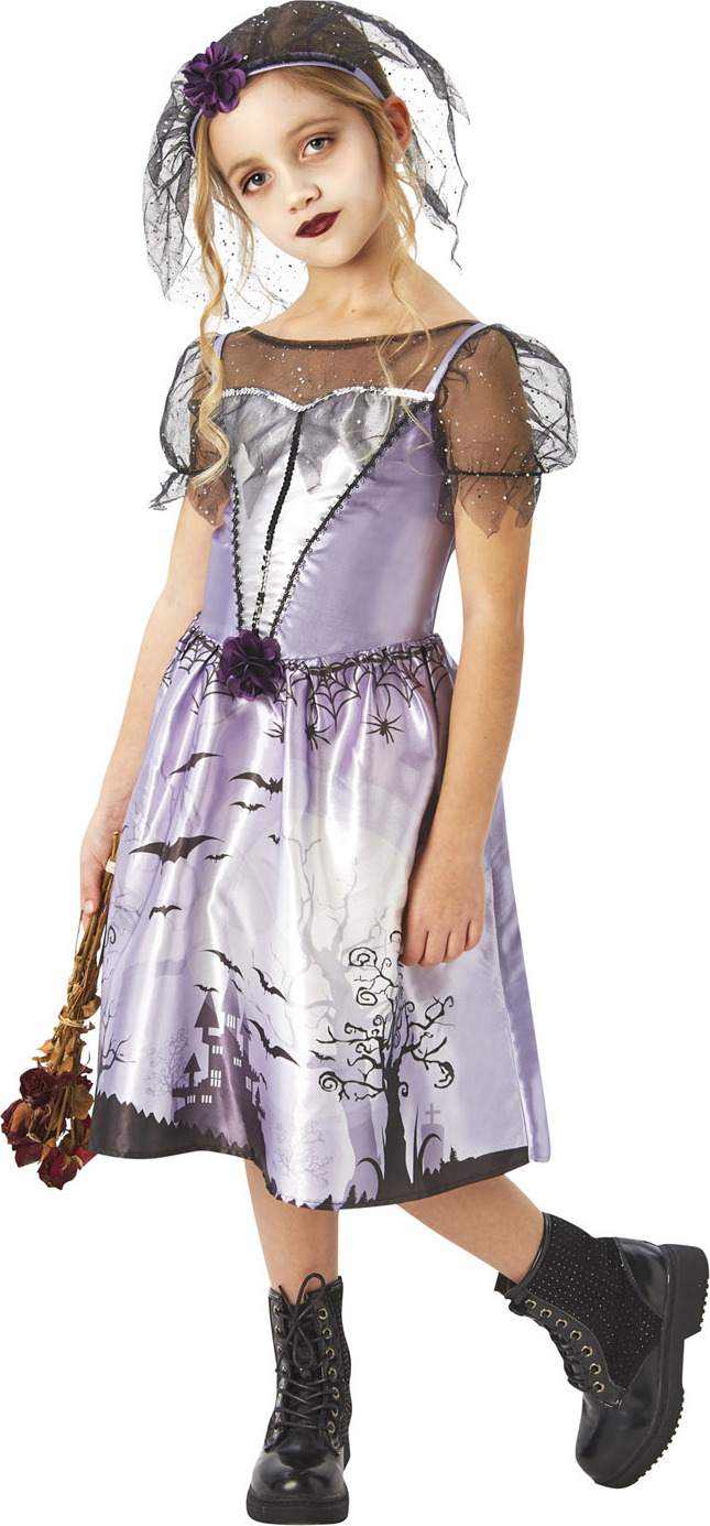 Kinder Gothic Kostüm (Gothic Bride) Rubies 641436 (B)
