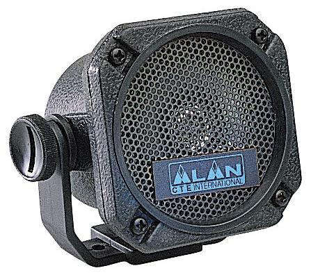 Midland AU 20, 1-way, 1.0 kanály/kanálov, 5 W, 8 ohm, Čierna