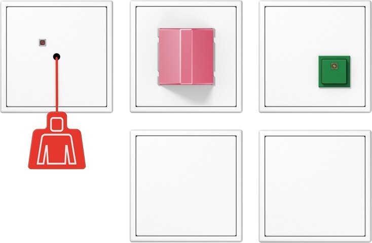 Jung Notrufset NRS LS 0834-2 WW NRSLS0834-2WW