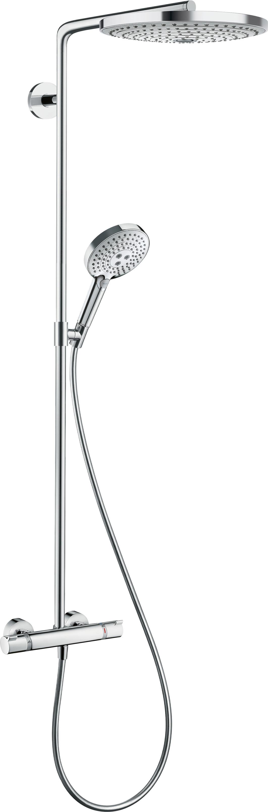 Hansgrohe Showerpipe Raindance Select Chrom mit Kopfbrause Raindance S 300 2jet 27133000