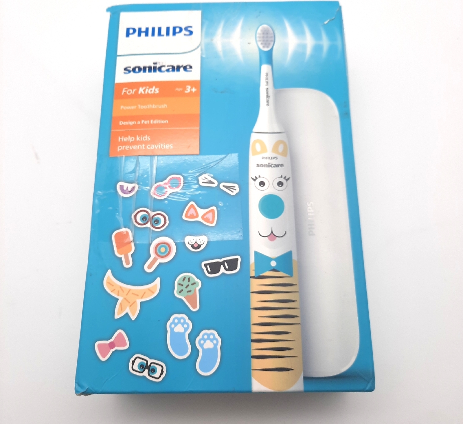 Elektrická zubná kefka Philips pre deti Dizajnová edícia pre domáce zvieratá Špeciálna zábava