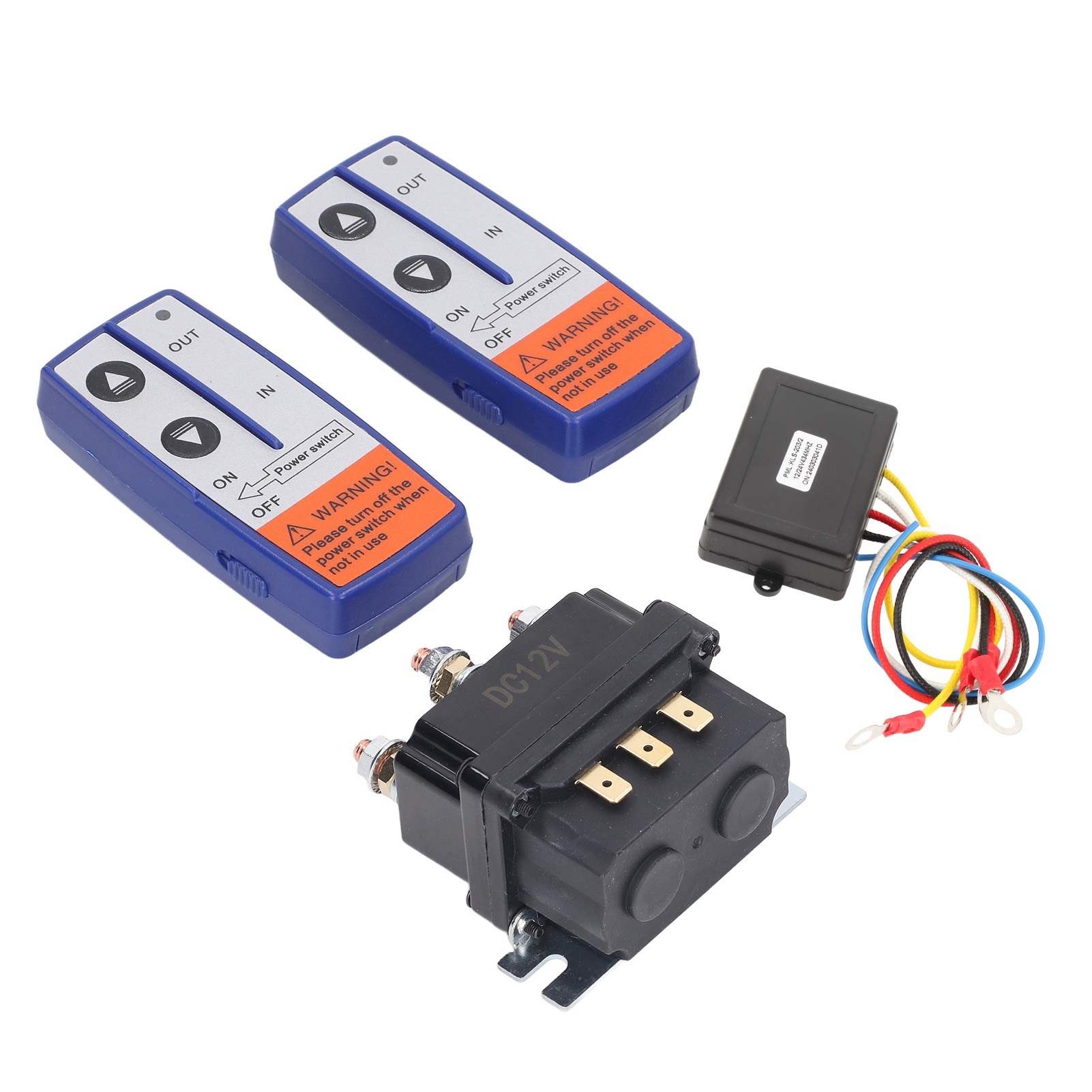 Súprava navijakového relé, súprava navijakového relé na diaľkové ovládanie, priemyselné navijakové relé, 12V 250A navijakové relé, navijakové relé so stykačom, navijakové relé s ovládačom