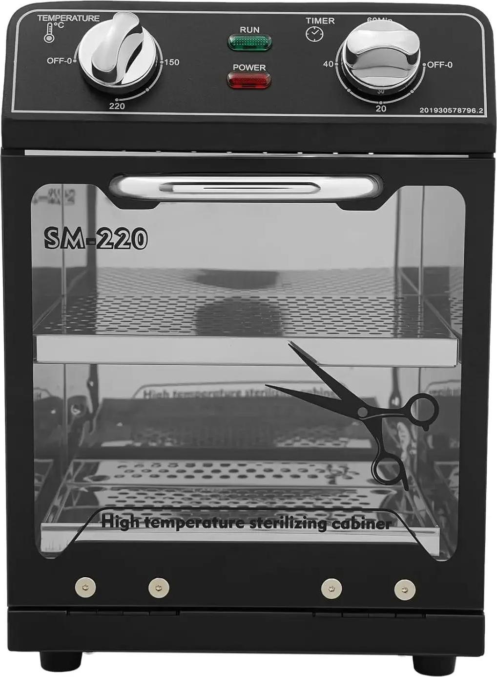 OEM Trockenhitze-Sterilisator, 600W, 220℃ Hohe Temperatur, Schwarz 2807