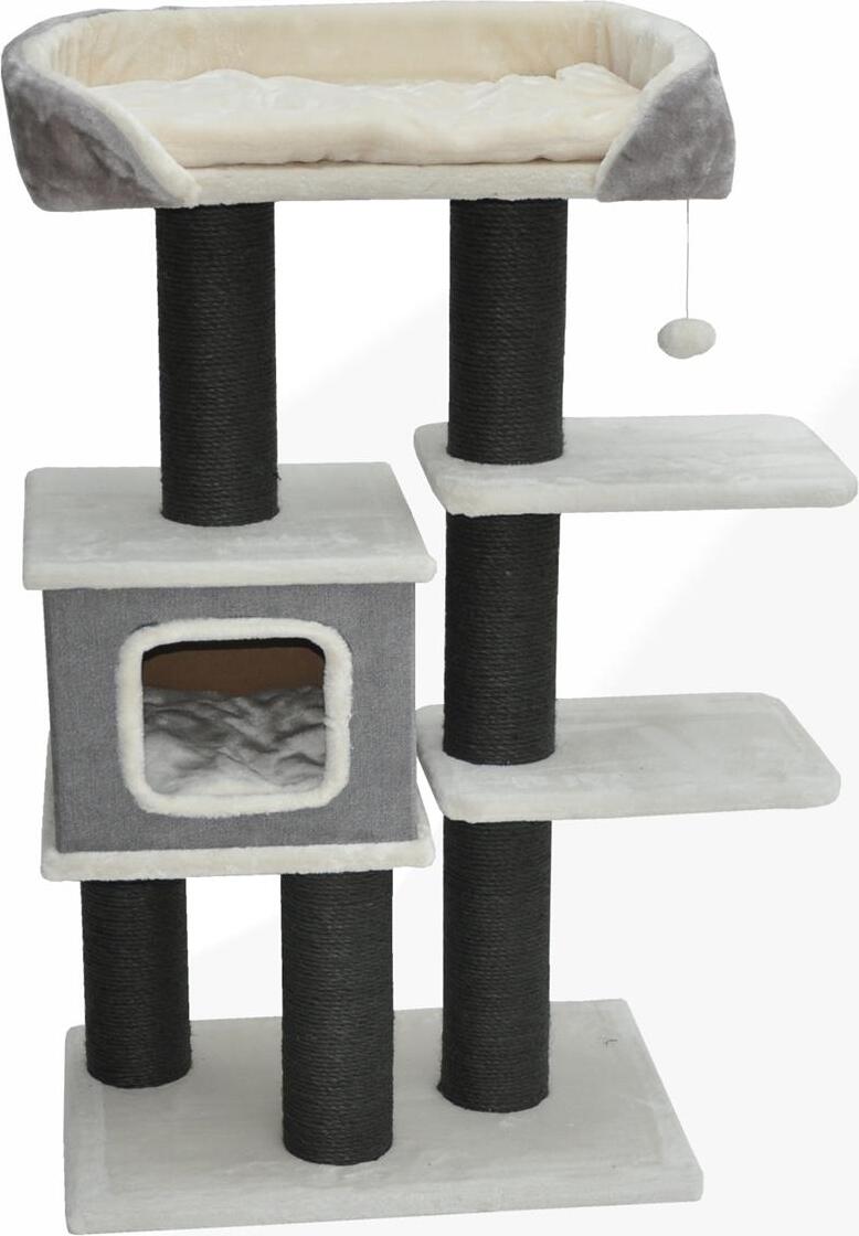 nanook Kratzbaum Katzenbaum beige 60x40x120 cm Athea
