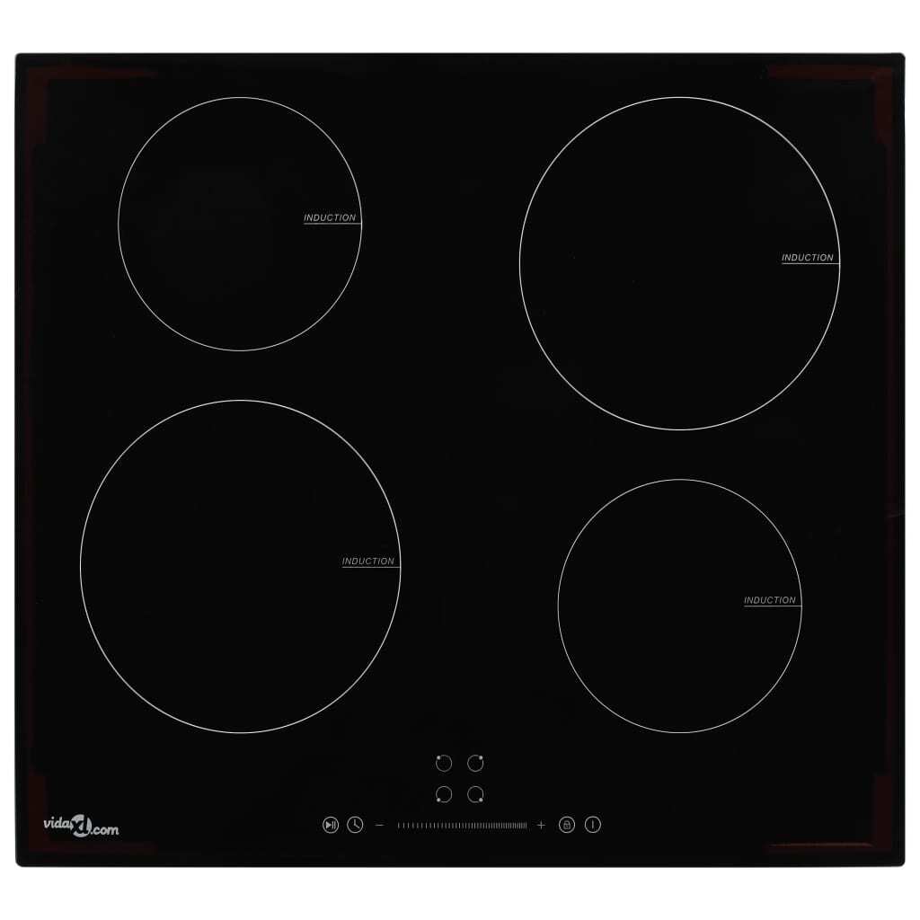 Indukčná varná doska so 4 platňami Touch Control Glass 7000 W