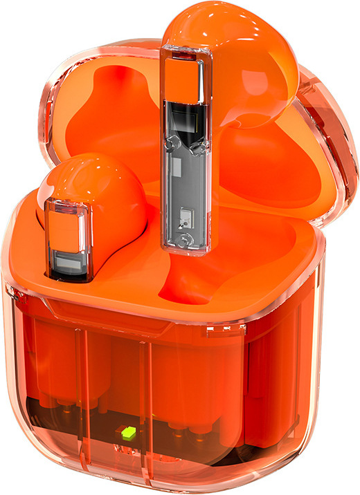 YX06 TWS Bezdrôtové slúchadlá Bluetooth Bezdrôtové slúchadlá Stereo slúchadlá Športové vodotesné slúchadlá (oranžové)