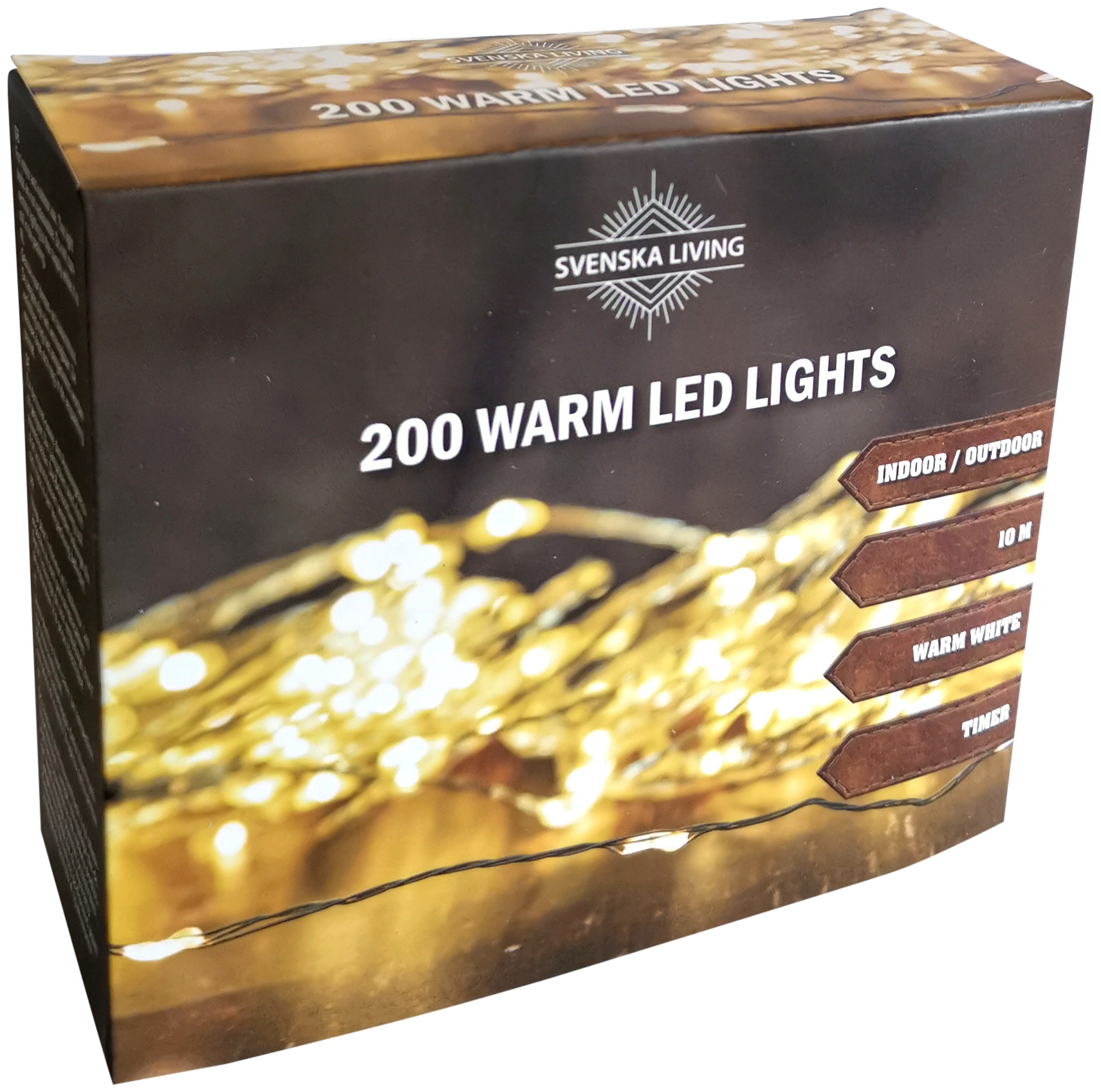 LED Deko Innen Lichterkette Draht 20 Tropfen batteriebetrieben Weihnachten  95 cm