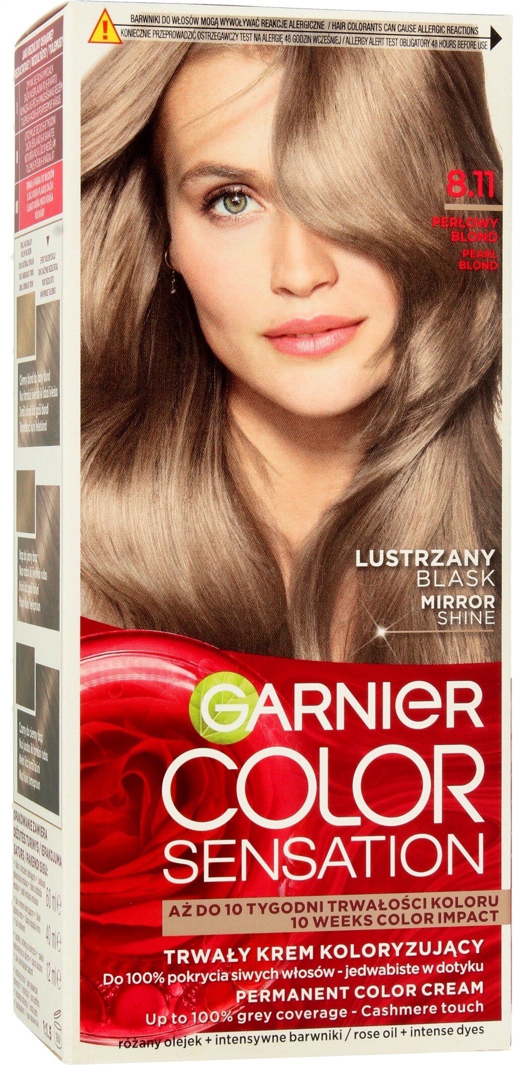 Garnier Color Sensation Colorationscreme 8.11 Perlblond - Perlblond, 1 Packung