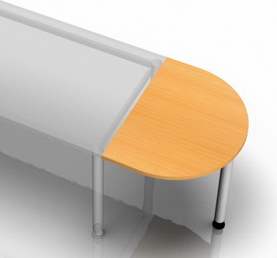 HJH Office JA60 - Ansatztisch 60x80 Buche JA60_6