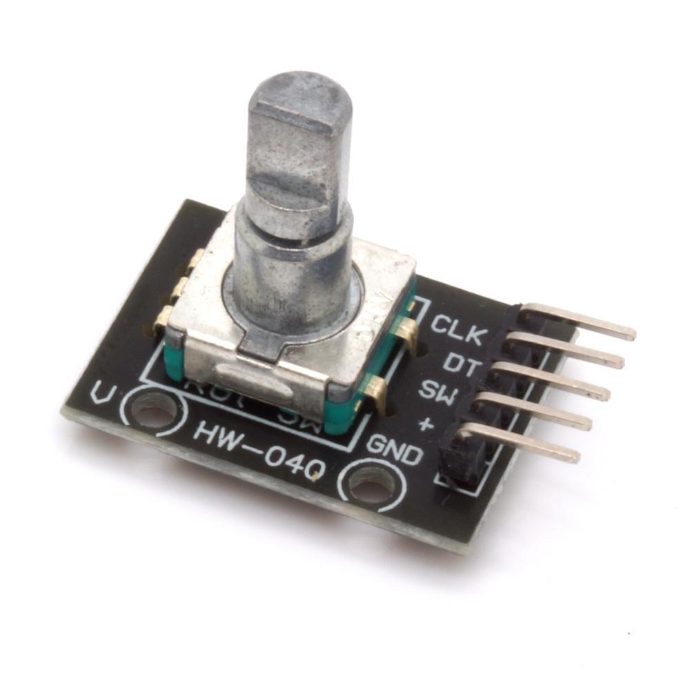 BerryBase Drehregler / Rotary Encoder mit Breakoutboard, ohne Gewinde und Mutter KY-040-2