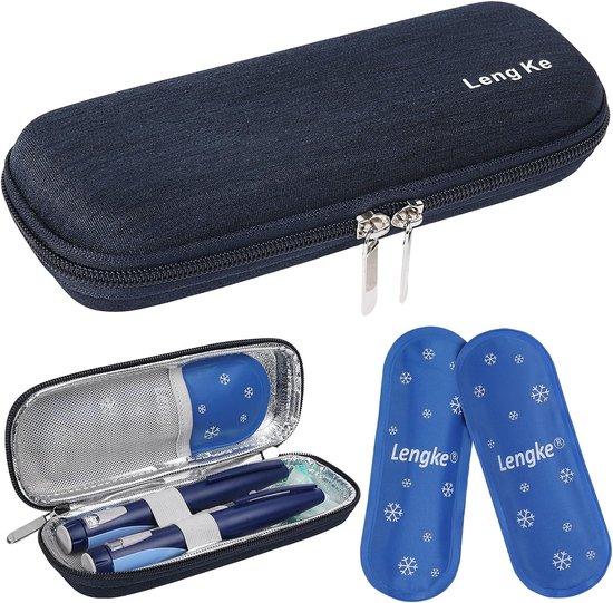 Famanu Insulin Kühler Reisebox - Kompakter Organizer für Insulinpens mit Kühlakkus SHSHOP