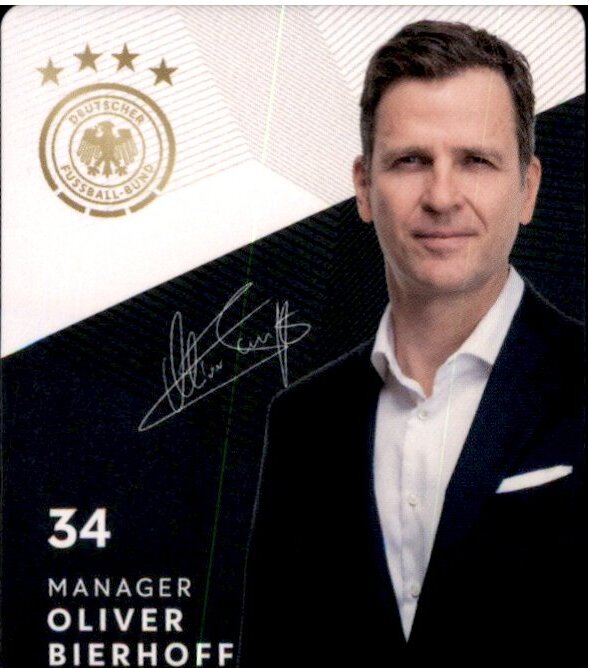 Karte 34 - Oliver Bierhoff - WM 2022 REWE 3354