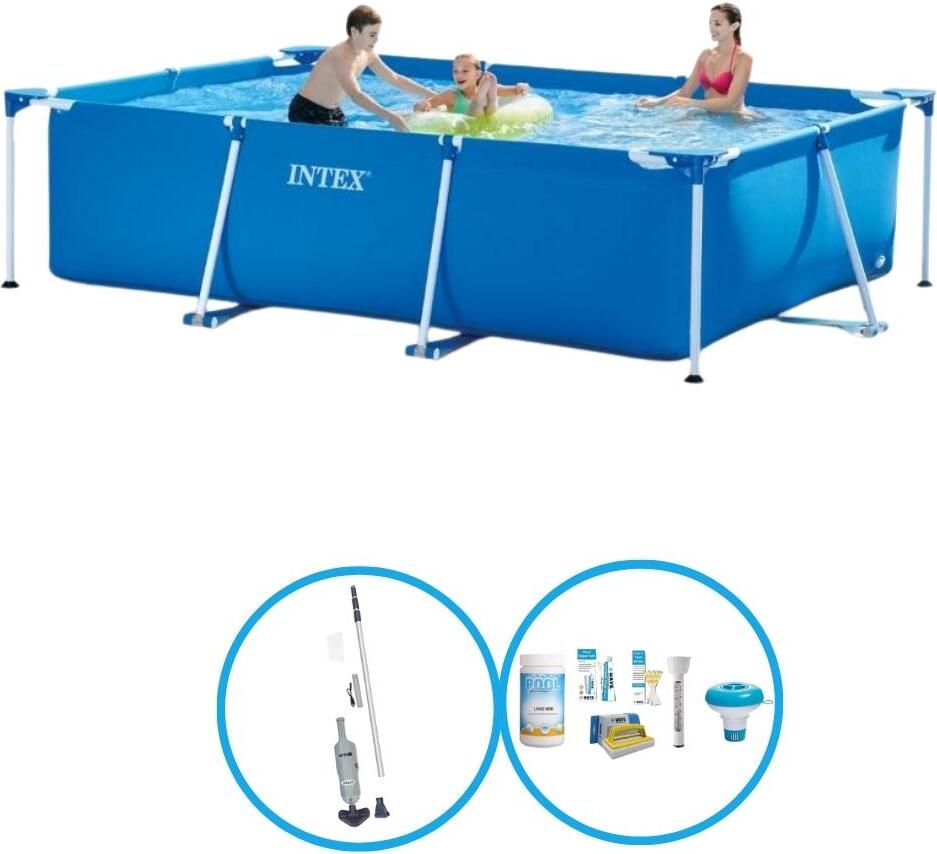 Obdĺžnikový rám bazéna Intex 300x200x75 cm - Bazénová súprava