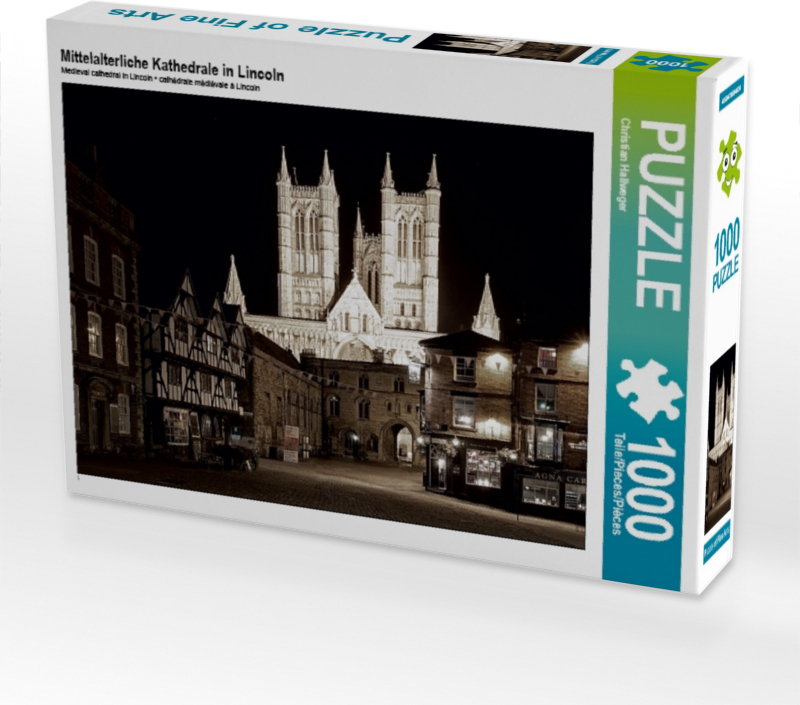 Calvendo Mittelalterliche Kathedrale in Lincoln 1000 Teile Puzzle quer 640x480mm, Hallweger Christian; 7444758
