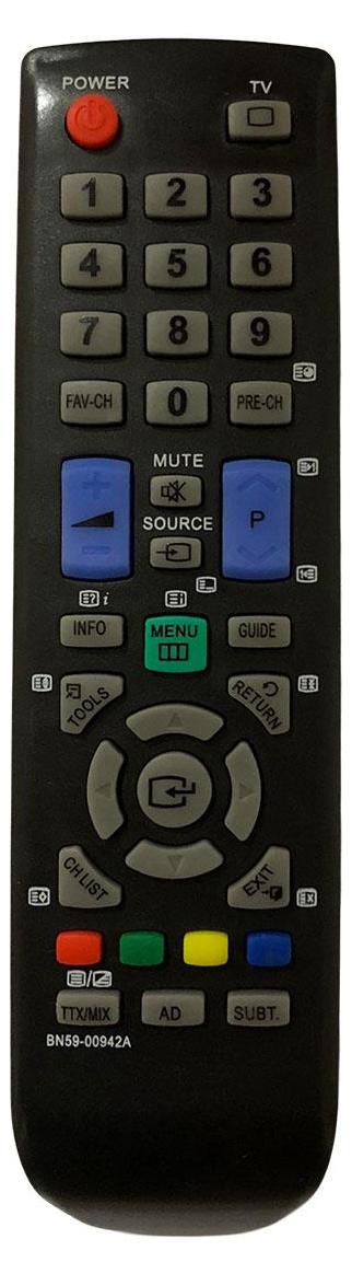 Aurabeam Ersatz TV Fernbedienung für Samsung LE37B551A6W Fernseher BN59-00942A-LE37B551A6W-CN