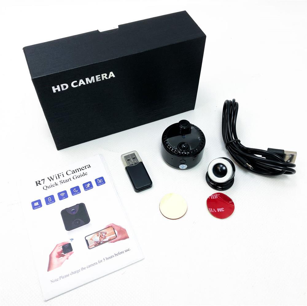 PNGOS Mini kamera 4K HD IP kamera Videohovor Bezpečnostná kamera Vnútorná vonkajšia kamera Detekcia pohybu Nočné videnie Vzdialený prístup