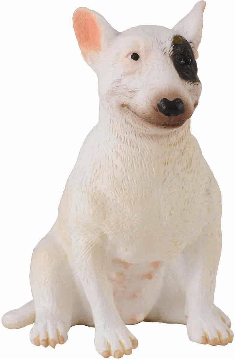 Collecta 88385 Bull Terrier Weibchen 6 cm Hunde und Katzen