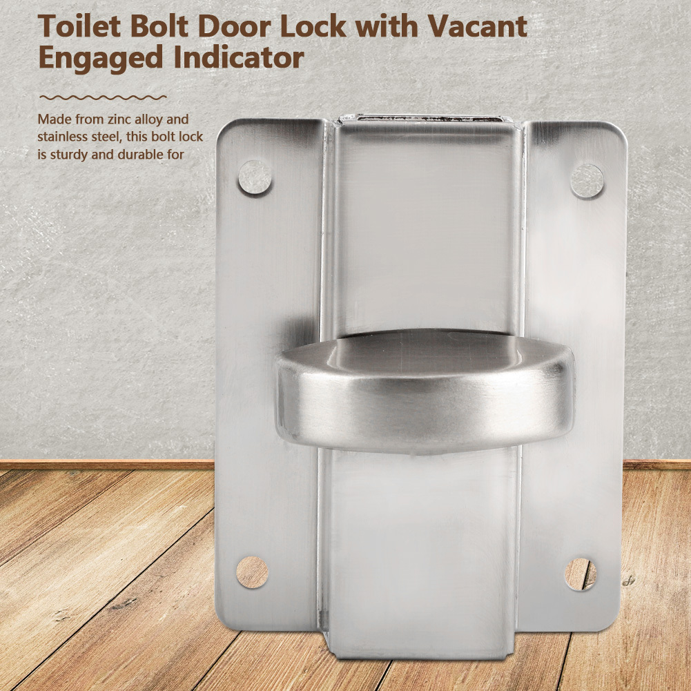 Cocosity Indikator-Türschloss, Toiletten-Tür-Indikator-Riegel, Toiletten-Tür-Indikator-Schloss, Privat-Tür-Indikator-Schloss, Leerlauf-Türschloss