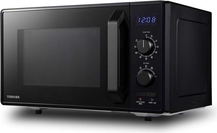 Toshiba M/O Mw-Ag23P Bk 23Lt 23Lt, Microonde 900W, Grill 1010W Black, Disp Led