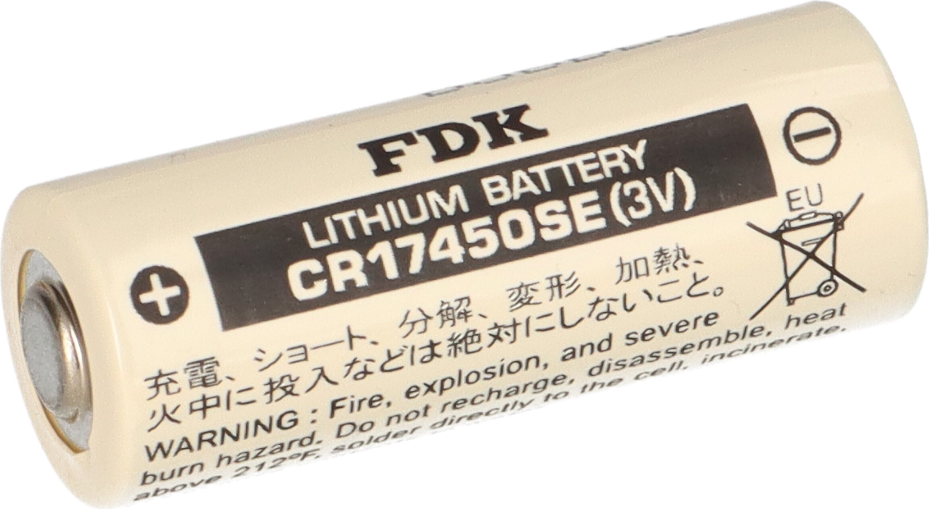 FDK Lithium 3V Batterie CR 17450SE A - Zelle Temperaturbereich -40 - +85°C 2222