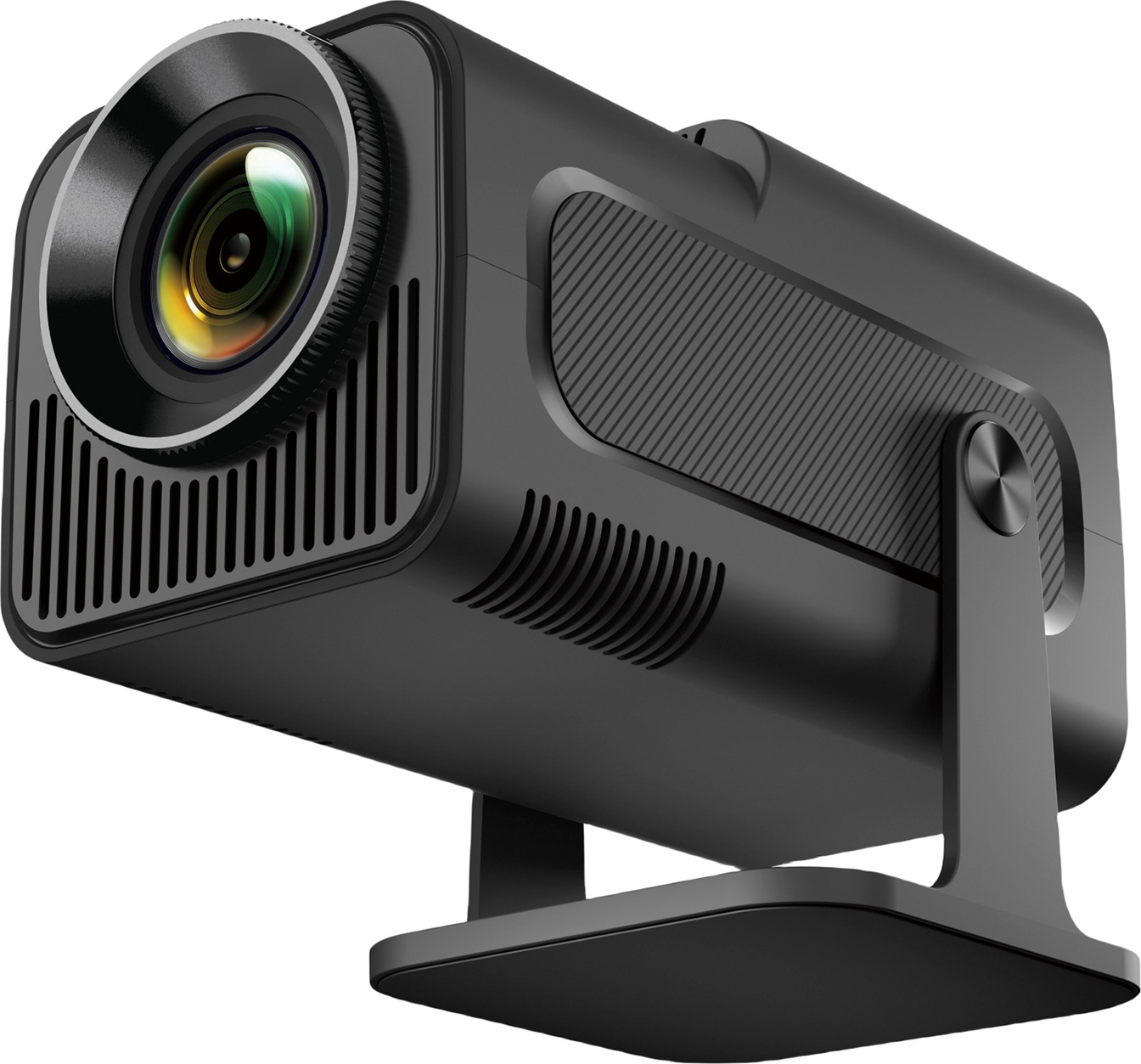 Douself HY300 tragbarer Projektor, Miniprojektor, Außenprojektor, 1920 x 1080 Auflösung, mit WLAN und Bluetooth, Android-Version