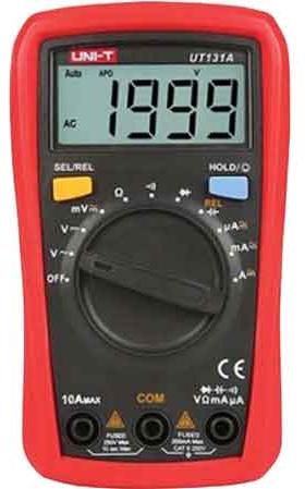 UNI-T, UT131A, Digitales Multimeter, Palm size, mit 2mF Kapazitätsmessung