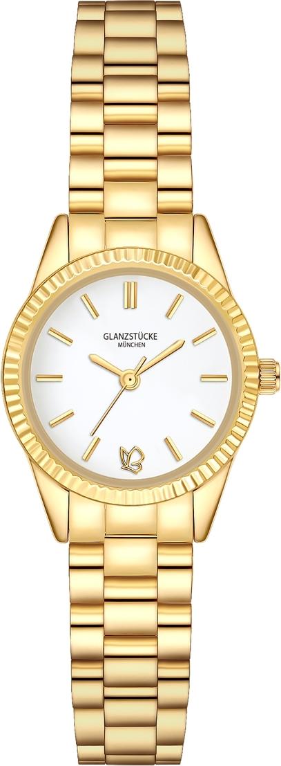 Glanzstücke München Armband-Uhr gelbgold gelbgold Edelstahlgelbgold 10130029 101300290