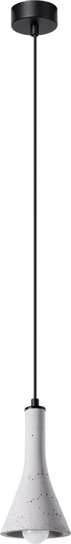 Pendelleuchten REA 1 beton 1xE14 10W Beton 125x12x12cm Sollux Lighting